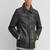 men's black lambskin leather jacket classic zip up style stylish elegant