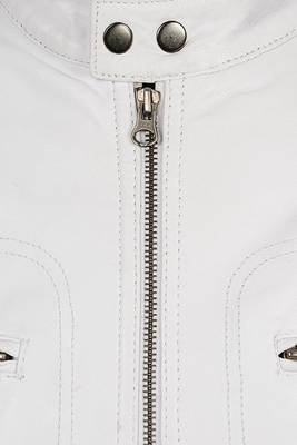 men's white lambskin leather jacket classic zip up style timeless 4