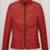 men's red lambskin cafe racer jacket band collar racer style premium