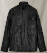 men's black lambskin leather jacket classic zip up style stylish sophisticated