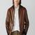 men's brown lambskin cafe racer jacket band collar racer style superior