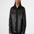 men's black lambskin leather jacket classic zip up style stylish timeless