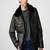 men's black lambskin leather jacket classic zip up style stylish luxury