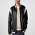 men's black lambskin leather jacket classic zip up style stylish deluxe