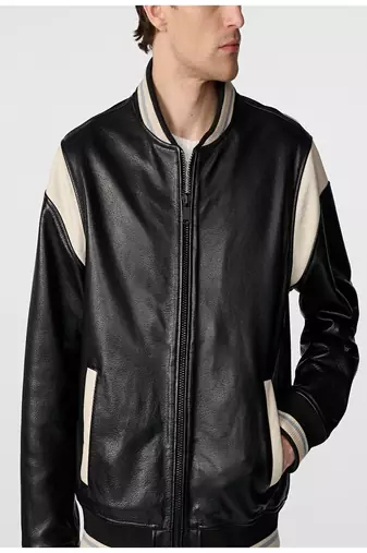 men's black lambskin leather jacket classic zip up style stylish deluxe