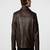men's brown lambskin leather jacket classic zip up style premium superior