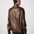 men's brown lambskin leather jacket classic zip up style premium refined