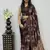 Brown Color Mirror And Latkan Pallu Border Work Satin Silk Saree