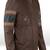 men's brown lambskin cafe racer jacket band collar racer style refined