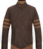 men's brown lambskin leather jacket classic zip up style premium sophisticated