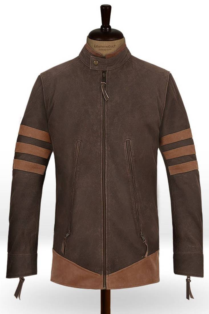 men's brown lambskin leather jacket classic zip up style premium sophisticated