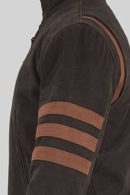 men's brown lambskin leather jacket classic zip up style premium sophisticated 4