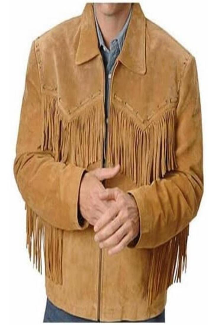 Mens yellow motorcycle jacket  pure lambskin genuine leather jackjet cow boy