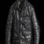 Mens black soft motorcycle jacket  pure lambskin genuine leather jacket biker