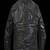 Mens black soft motorcycle jacket  pure lambskin genuine leather jacket biker