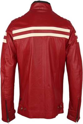 men's white premium lambskin leather jacket premium quilted design modern 2