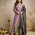 Elegant vatican embroidered straight kurti pant set with jacquard zari dupatta for women