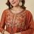 Elegant chanderi kurti pant set with solid bhagalpuri dupatta