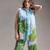 Blue printed twill cotton co ord set