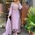 embroidered p.v. chanderi kurti pant dupatta set