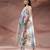 Sky Blue embroidered chanderi co ord set