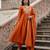  cp vichitra embroidered kurti set with embroidered dupatta for women
