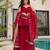Trendy cruncy embroidered kurti set withdupatta for women
