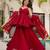 Trendy cruncy embroidered kurti set withdupatta for women