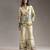 Yellow printed twill cotton co ord set