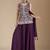 Elegant georgette embroidered kurti set with matching dupatta for women
