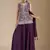 Elegant georgette embroidered kurti set with matching dupatta for women