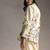 Yellow printed twill cotton co ord set
