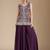 Elegant georgette embroidered kurti set with matching dupatta for women