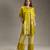 Mustard printed linen co ord set