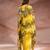 Yellow embroidered crepe co ord set