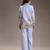 Blue printed twill cotton co ord set