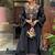 embroidered p.v. chanderi kurti pant dupatta set