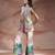 Pastel pink embroidered khadi flex co ord set