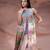Pastel pink embroidered khadi flex co ord set