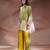 Yellow embroidered linen co ord set