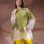Yellow embroidered linen co ord set
