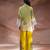 Yellow embroidered linen co ord set