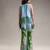 Sky blue printed twill cotton co ord set