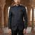 Black jacquard jodhpuri for men | premium designer bandhgala ethnic wear