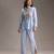 Blue printed twill cotton co ord set