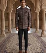 Wine color jodhpuri for men | premium designer bandhgala ethnic wear