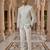 Grey color white butta jodhpuri for men | premium designer bandhgala ethnic wear