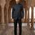 Black jacquard jodhpuri for men | premium designer bandhgala ethnic wear