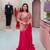 rani pink moti crep ready to wear saree