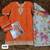 Orange heavy chinon silk semi stitched palazzo suit with sequence work